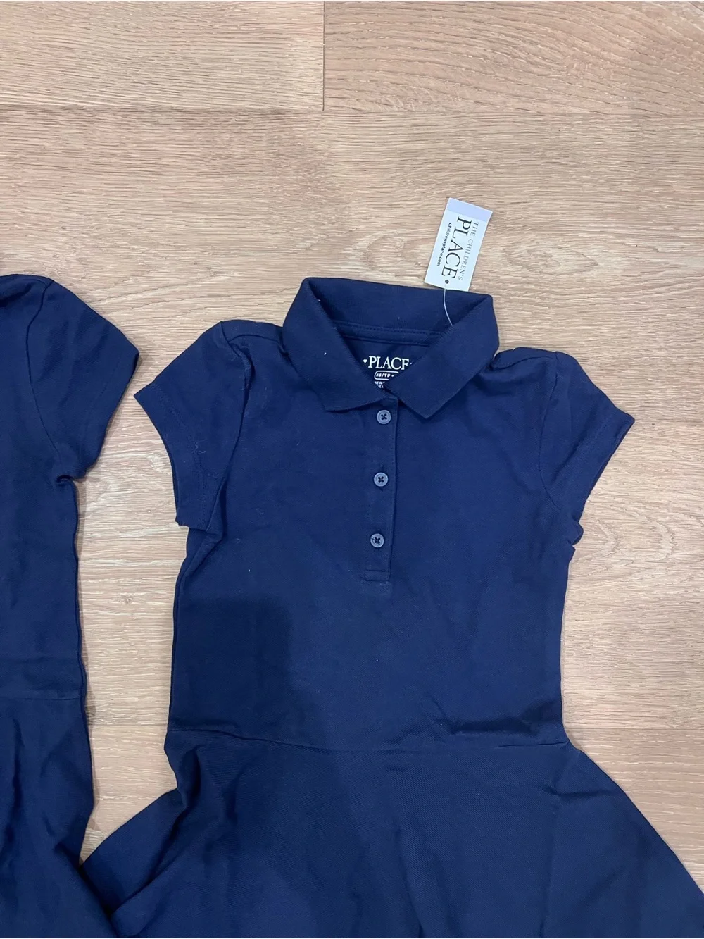 The Children's Place Navy Polo Skater Dress for Girls xs